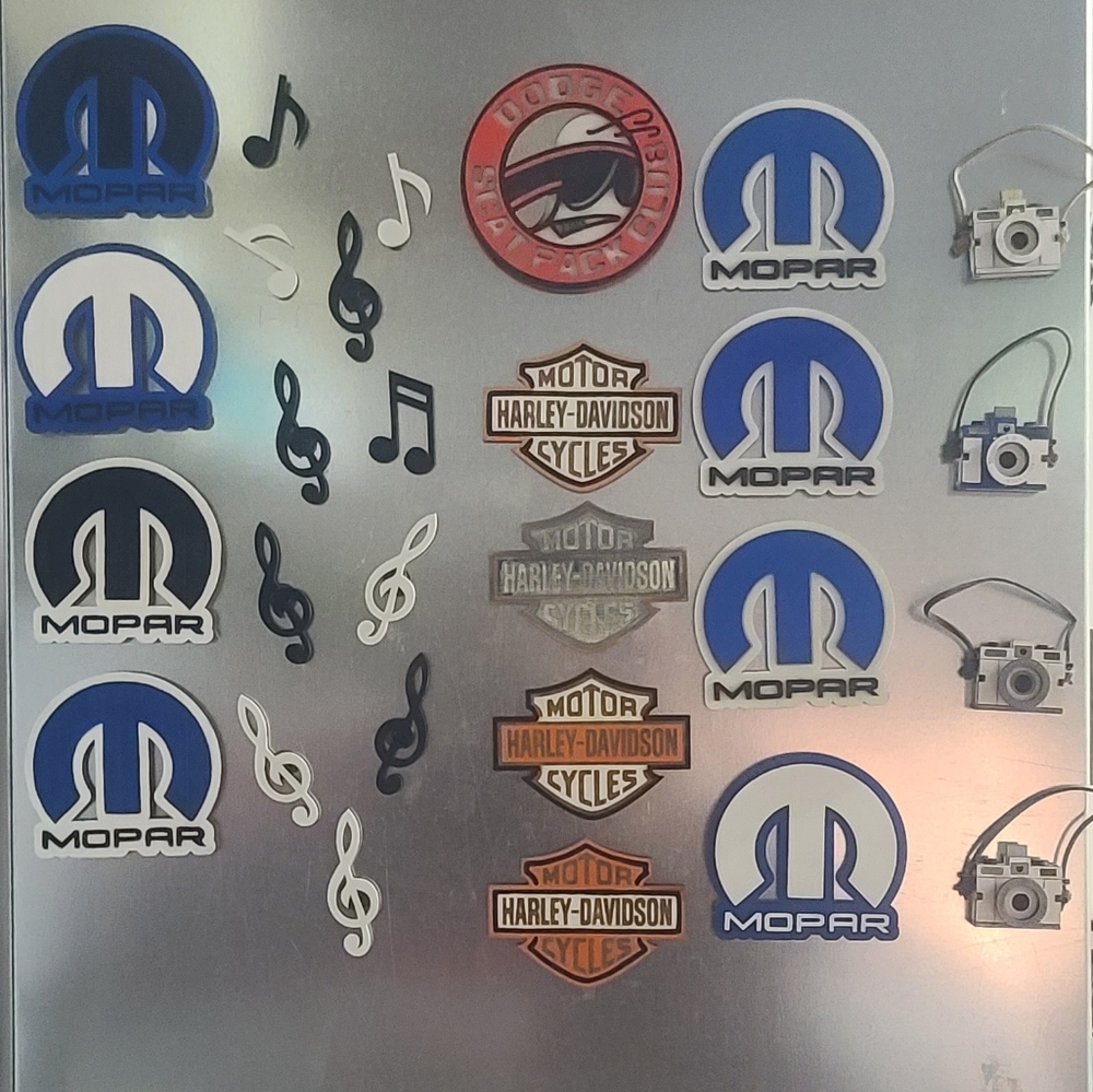 Wooden refrigerator magnets